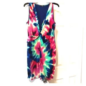 Tie dye fashion nova curve dress
